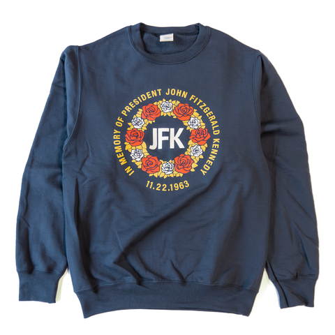 JFK Wreath Sweatshirt | Navy