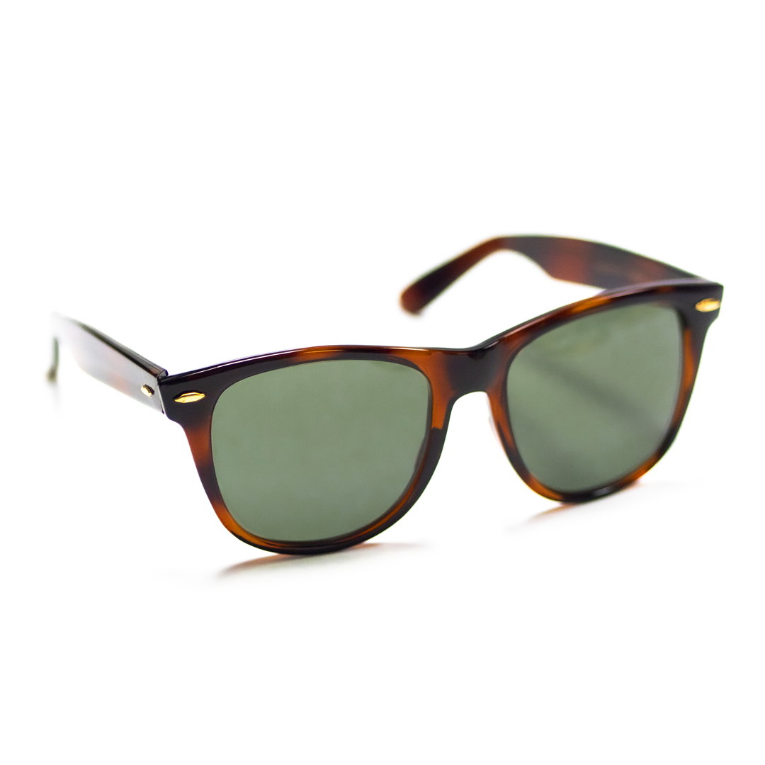Mens tortoise top shell sunglasses