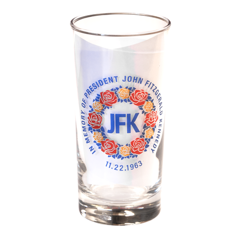 JFK Wreath Glass
