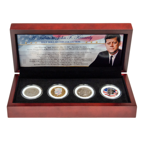 JFK Four Coin Collection