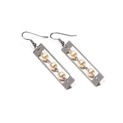 Earrings | John F. Kennedy Memorial Plaza | Silver