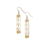 Earrings | John F. Kennedy Memorial Plaza | Gold