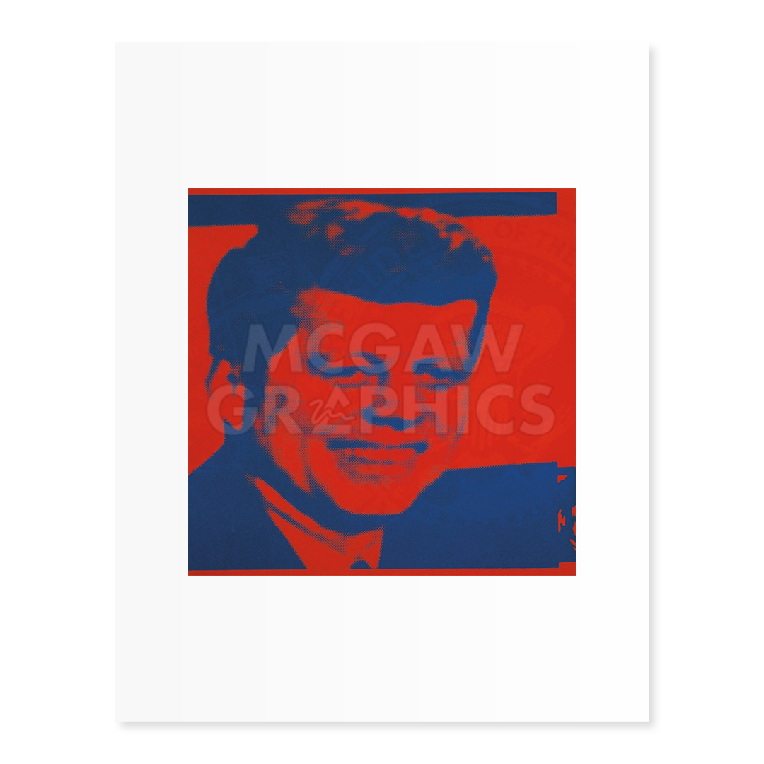 Andy Warhol | FLASH-NOVEMBER 22, 1963, 1968 (RED & BLUE