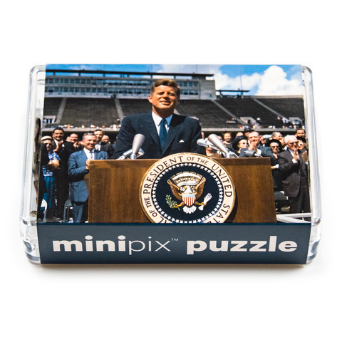 1962 Rise University Kennedy speech 140 piece mini puzzle