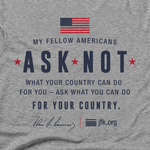 "Ask Not" T-Shirt | Heather Gray